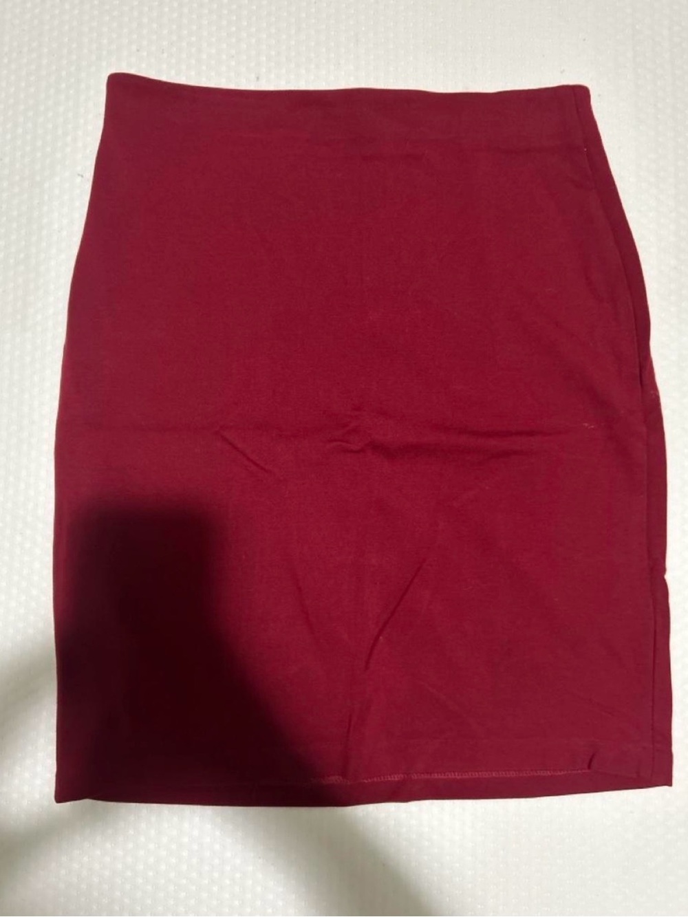 Premise Maroon Stretch Pencil Skirt